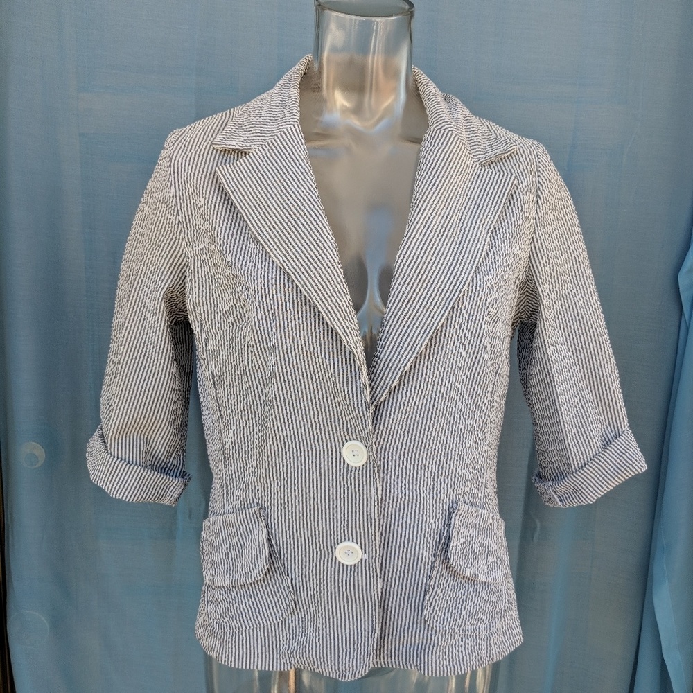 Sky David Park Striped Blazer